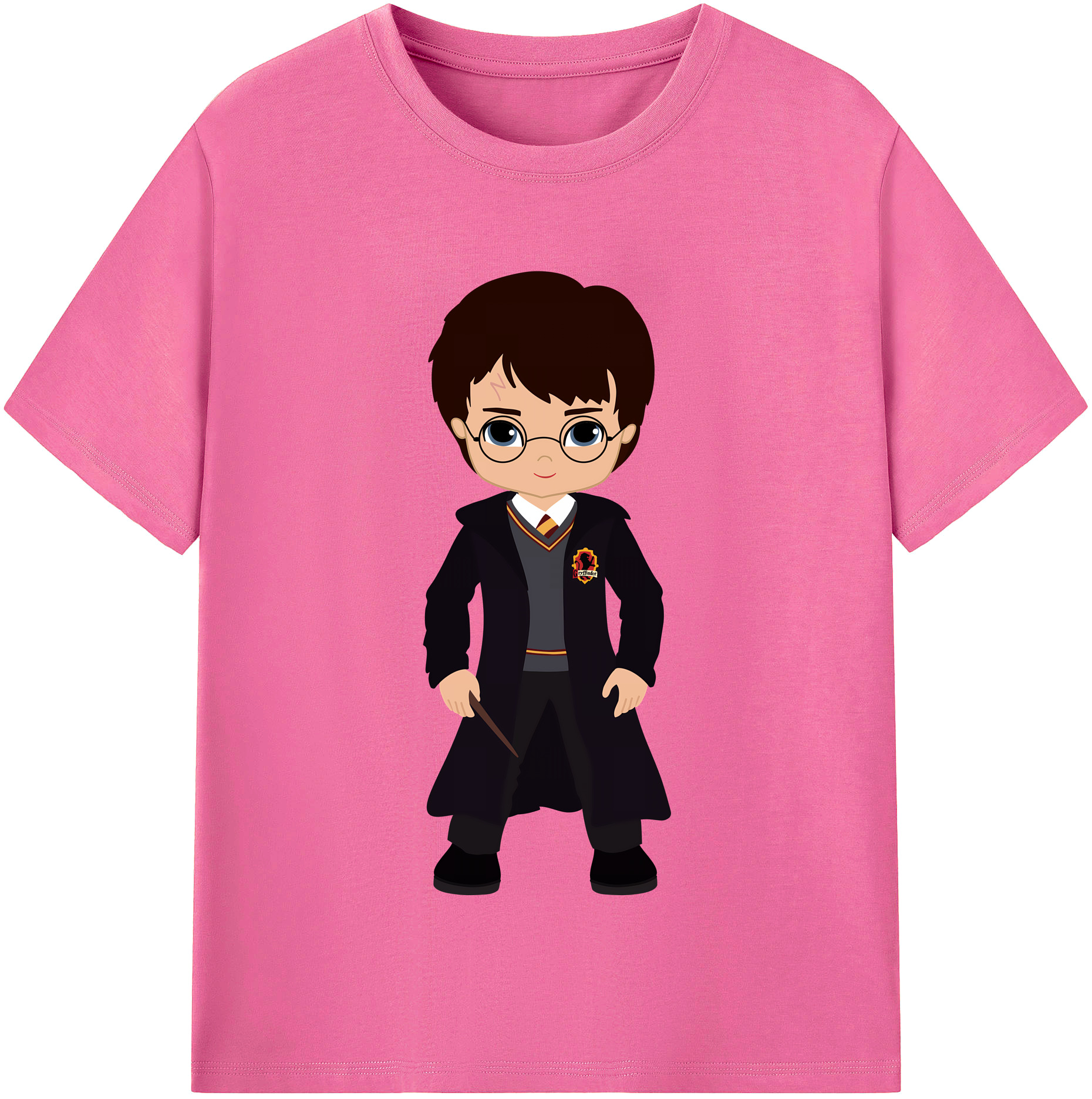 （画像用） Harry Potter ハリー・ポッターシリーズ レディースカジュアルプリントTシャツ（綿100％）
